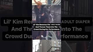 Lil Kim throws her underwear in crowd