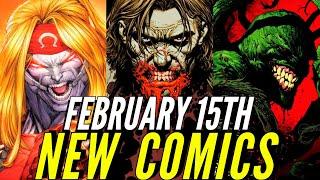 NEW COMIC BOOKS RELEASING FEBRUARY 15TH 2023 MARVEL COMICS & DC COMICS PREVIEWS COMING OUT THIS WEEK