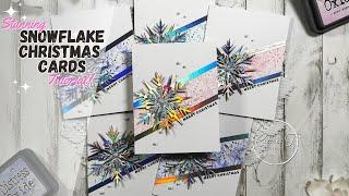 Stunning Holographic Snowflake Card Set Tutorial | 12 Weeks of Christmas Series 2024 Week 4