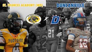 Duncanville vs St. Frances Academy (MD) NATIONALLY RANKED NAIL BITER 2024 Texas High School Football