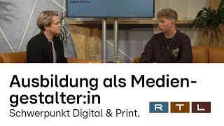 Ausbildung als Mediengestalter:in Digital & Print bei RTL Deutschland