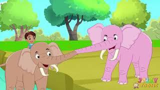  Ek Mota Hathi | एक मोटा हाथी | Elephant Song | Nursery Rhymes Hindi 𓃰