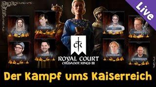 Der Kampf um das Kaiserreich: CK3 Royal Court im Multiplayer (Live-Aufzeichnung)