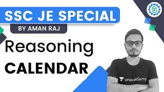 Calendar | Reasoning | SSC JE Special | Aman Raj | Unacademy SSC JE