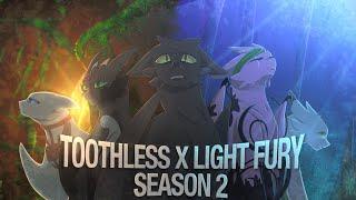 Toothless x Light Fury-(SEASON 2)-(ALL PARTS)-(EN)