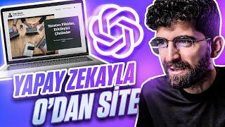 YAPAY ZEKAYLA 0'DAN WEB SİTESİ YAPMAK