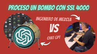 El mejor y mas rapido MÉTODO PARA MEZCLAR UN BOMBO con ssl 4000  CHAT GPT VS INGENIERO DE MEZCLA