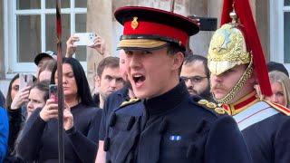 Captain Leads the Daily King's Guards 4PM Punishment Parade