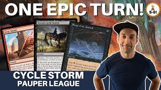 TURN TWO WIN! MTG Pauper Cycle Storm goes off really hard and is one of the most powerful combos!