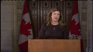 Fighting back tears, Interim Conservative leader Rona Ambrose remembers her 'good friend Jim'