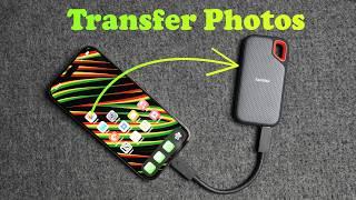 How to Transfer Photos from iPhone to External Hard Drive