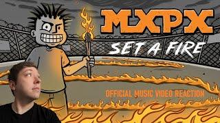 hXc Pokinatcha! | MxPx - Set A Fire | Official Music Video Reaction!