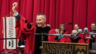 Mansfield University: Steve Crawford Speaks at Fall 2014 Commencement