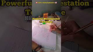 Powerful Manifestation Technique With Red Pen #manifestation #lawofattraction #shorts