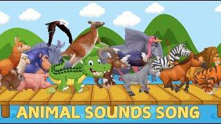 Animal Sounds Song  ABC Nursery Rhymes for Preschoolers  Educational Super Simple Song!