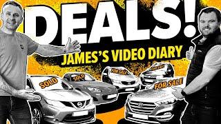 BUYING, a new business idea and not much selling | James' Video Diary | AI Car Dealership Ep. 28