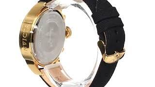 Men's 1516 I Force Collection 18k Gold Ion-Plated Stainless Steel and Cloth Watch