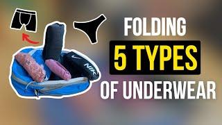 How to Pack ALL 5 Types of Underwear (and Save Luggage Space)