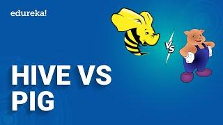 Hive vs Pig | Difference Between Hive And Pig | Pig vs Hive | Hive And Pig In Hadoop | Edureka