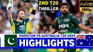 Pakistan Vs Australia 2nd T20 Match Highlights 2024 | PAK VS AUS