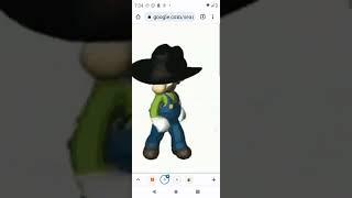 Luigi Dancing With Cowboy Hat MEME