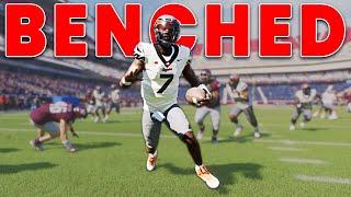 OUR QB GETS BENCHED?! | College Football 25 Dynasty, EP32