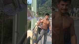 SUBSCRIBE  SHIRTLESS REACTION IN SIKKIM PUBLIC AREA..#shorts #youtubeshorts rohit kc