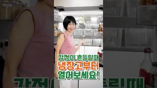 감정이 흔들릴 때, 냉장고부터 열어보세요!