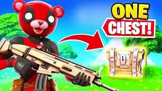 The Fortnite ONE CHEST CHALLENGE!     W/ weevardy