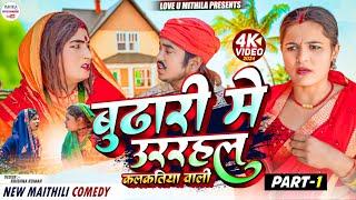 बुढारी मे उररहल कलकतिया वाली // PART 1 // maithili comedy 2024 //