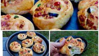 Quick Bread Pizza Rolls  by savoury platters