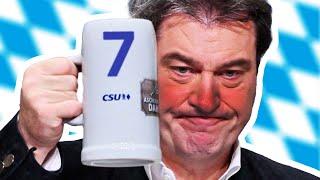 Markus Söder nach dem 7. Bier