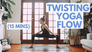 VINYASA YOGA FLOW Focusing on TWISTS: Yoga Stretch For Length + Strength | Tana Yoga