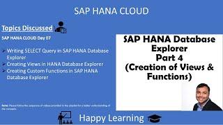 SAP HANA CLOUD   07