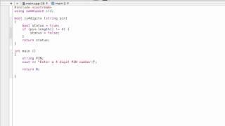 Boolean function example (C++ programming tutorial)