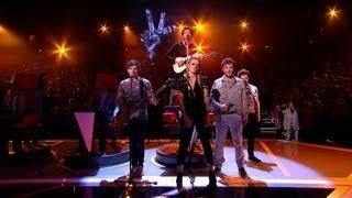 Danny and his team perform 'Somebody That I Used To Know' - The Voice UK - Live Show 4 - BBC