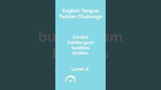 English Tongue Twister Challenge 12