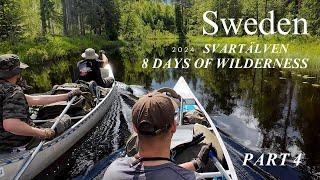 Svartälven 8 Days Canoeing Trip Sweden Part 4