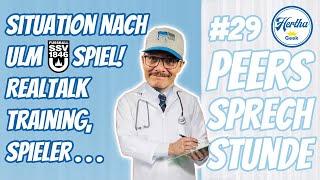 Live  Peers Sprechstunde #29 Realtalk nach Ulm-Spiel!