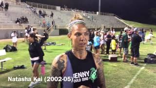 Natasha Kai postgame - UH women's soccer alumnae game (9/27/15)