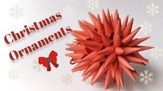 How To Make Christmas Ornaments Out Of Paper