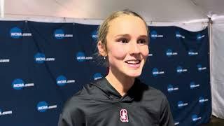 Stanford’s Amy Bunnage after taking 4th at 2024 NCAA XC