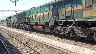 TWIN UBL EMDS | Take off with Empty BOXNHL Freight | Indian Railways