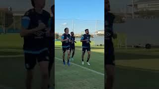 CARBALLO CORREU DE TÊNIS NO TREINAMENTO DO GRÊMIO DESTA SEGUNDA