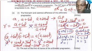 SEQUENCE & SERIES |ARITHMETIC PROGRESSION | GEOMETRIC PROGRESSION