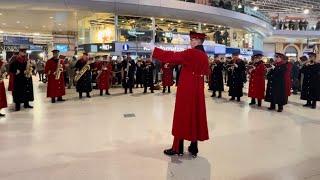 The Band of the Household Cavalry London Poppy Day 2024 - Waterloo Station