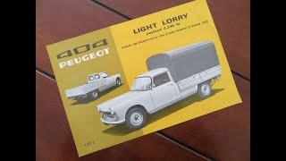 Peugeot 404 Light Truck - 1971 Brochure short video review