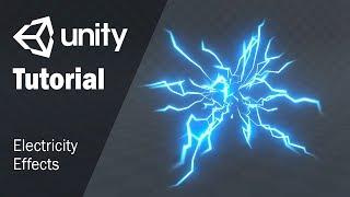 Game VFX tutorial - Electricity effects | Unity3d