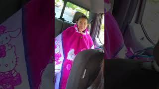 Loving her new Poncho . #poncho #trending #fashion #shorts