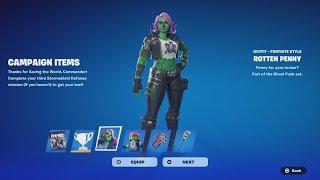 Is The NEW Fortnitemares PENNY Skin Worth $18 ⁉️ (Gameplay & Review - Ghoul Punk Pack)